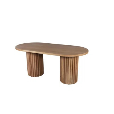 Modern Dining Table, Solid Brown, 67.0 x 29.5 x 35.4 Inches | 100% Beech Coated MDF, Durable and Stylish | Perfect for Contemporary Dining Rooms, Eleg | Wayfair North America