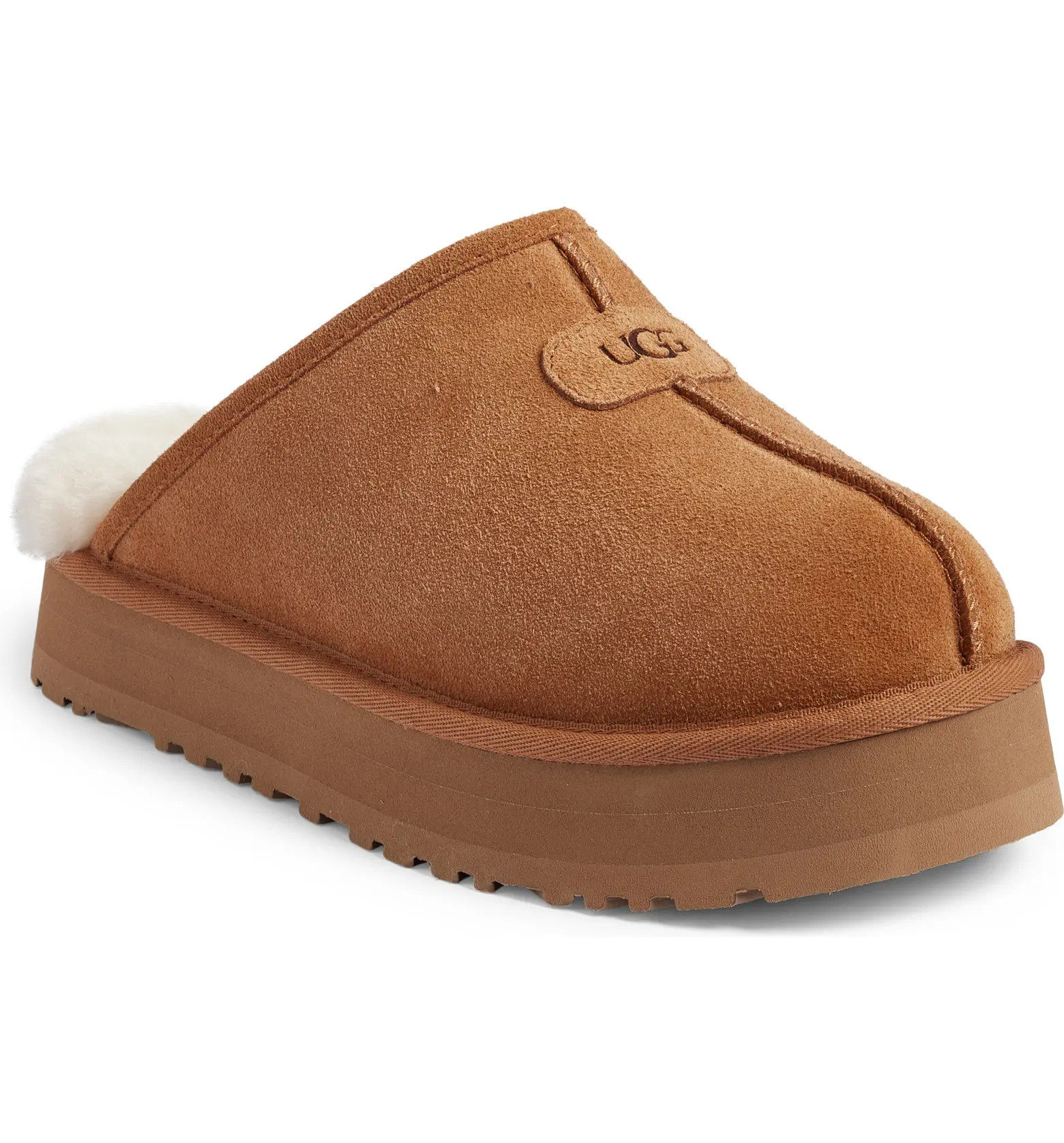 Discoquette Genuine Shearling Slide Slipper | Nordstrom