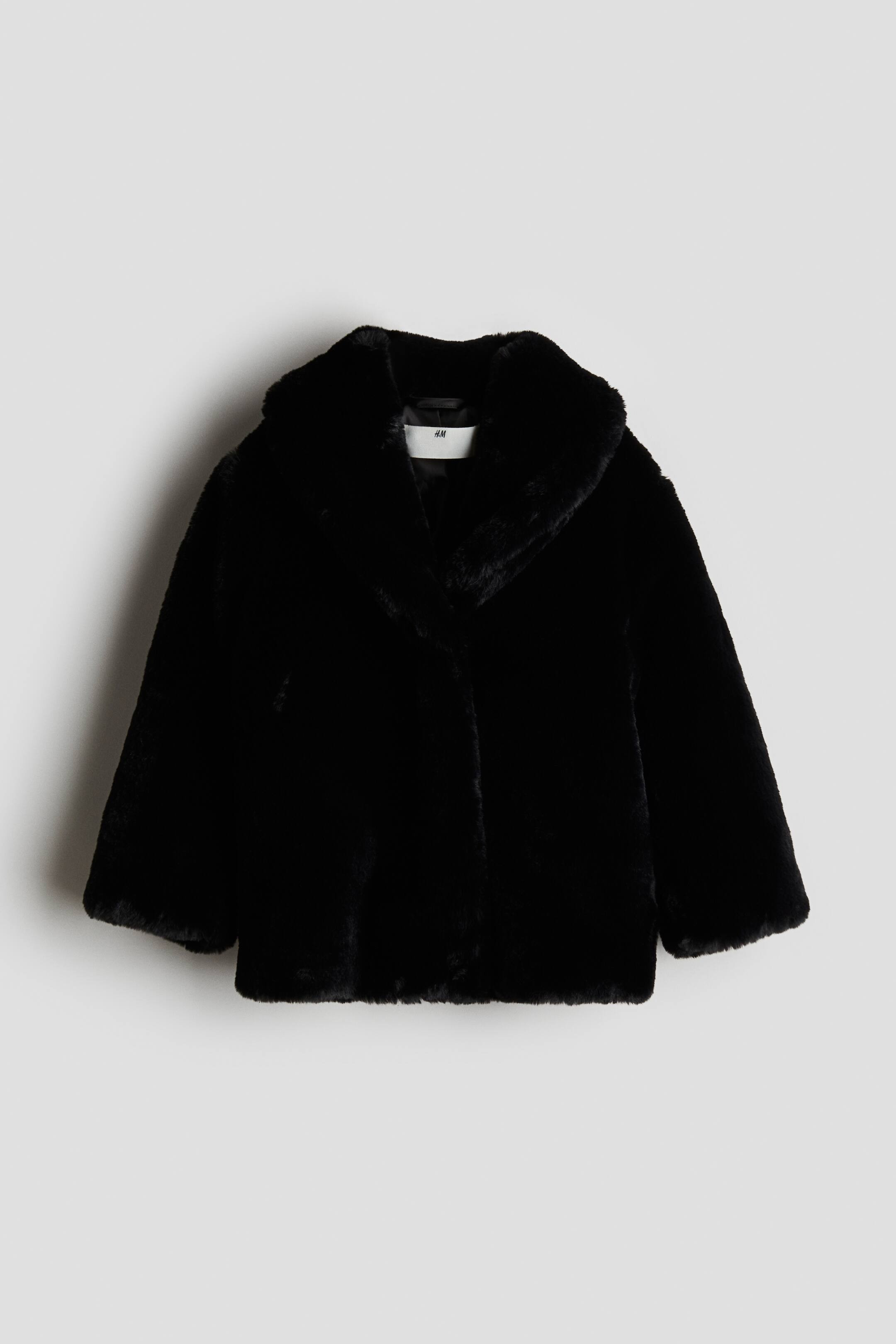 Shaggy Jacket - Black - Kids | H&M US | H&M (US + CA)