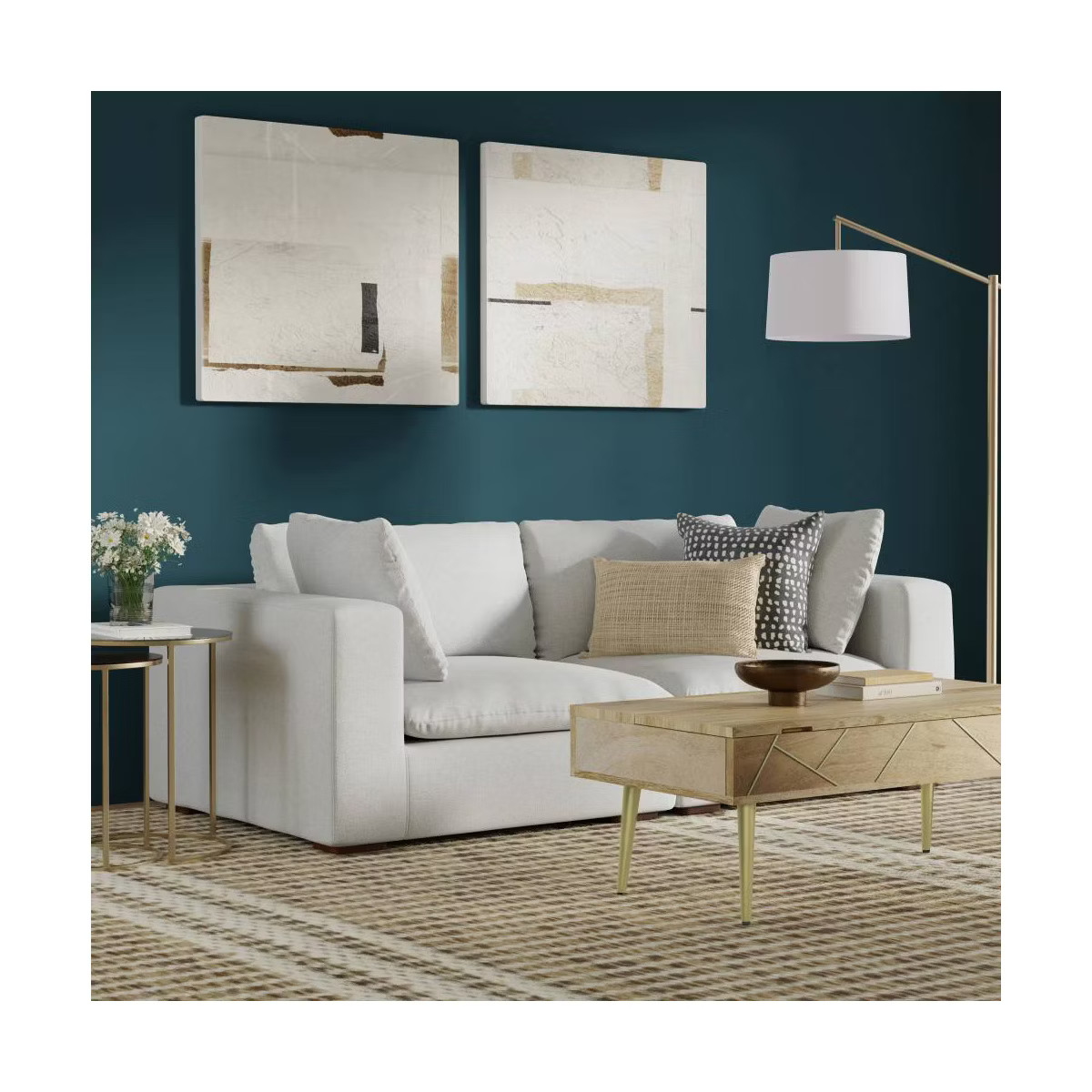 WyndenHall Marlee 2 Seater Sofa Cloud Gray | Target