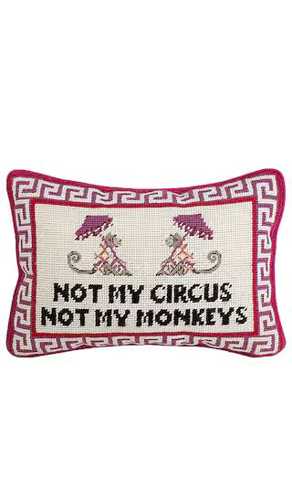 Not My Circus Needlepoint Pillow | Revolve Clothing (Global)