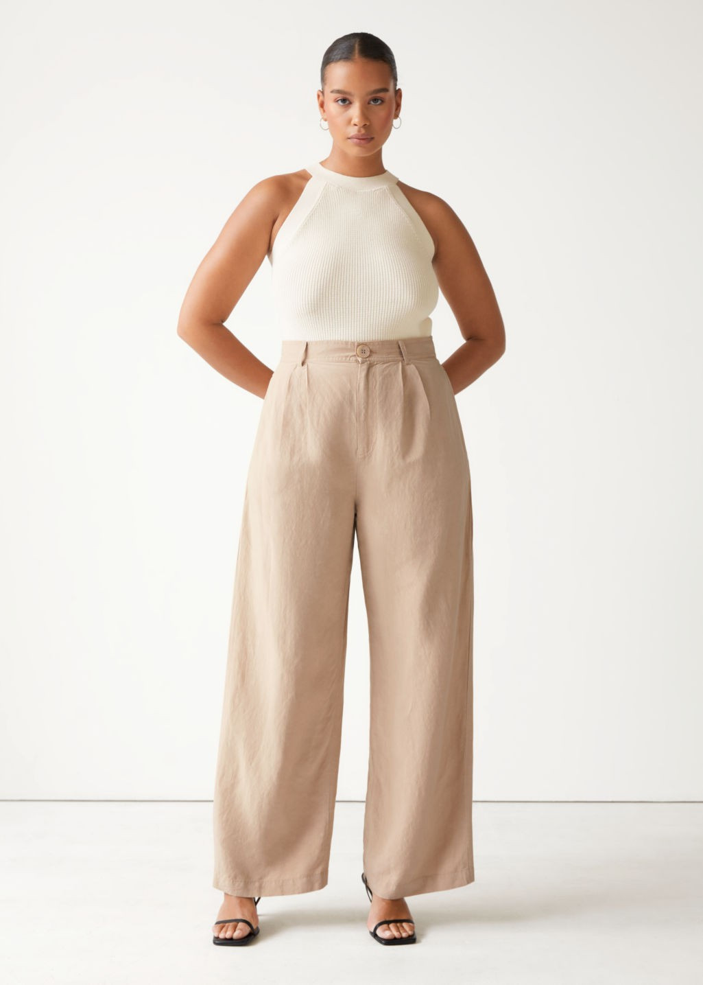Wide Pleated High Waist Trousers | & Other Stories (EU + UK)