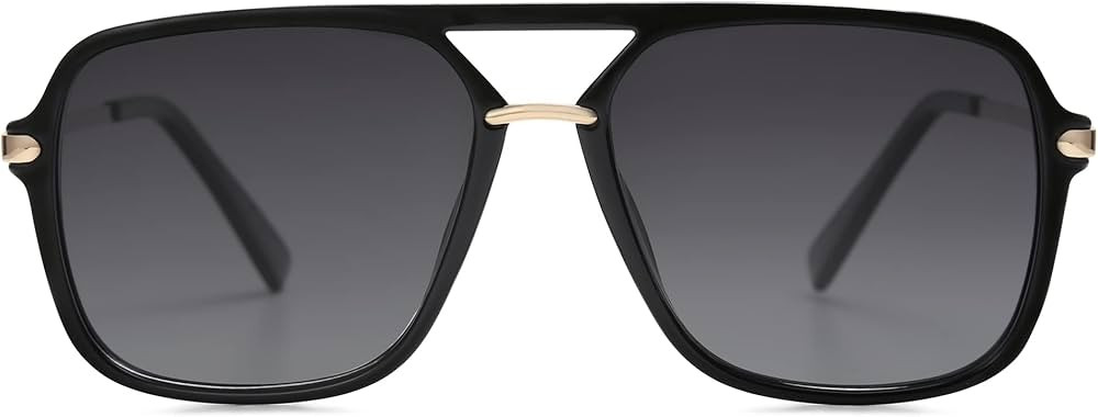 SOJOS Sunglasses for Women & Men, Retro, Polycarbonate Lens, Trendy Aviator, 90s Shades SJ2229 | Amazon (US)