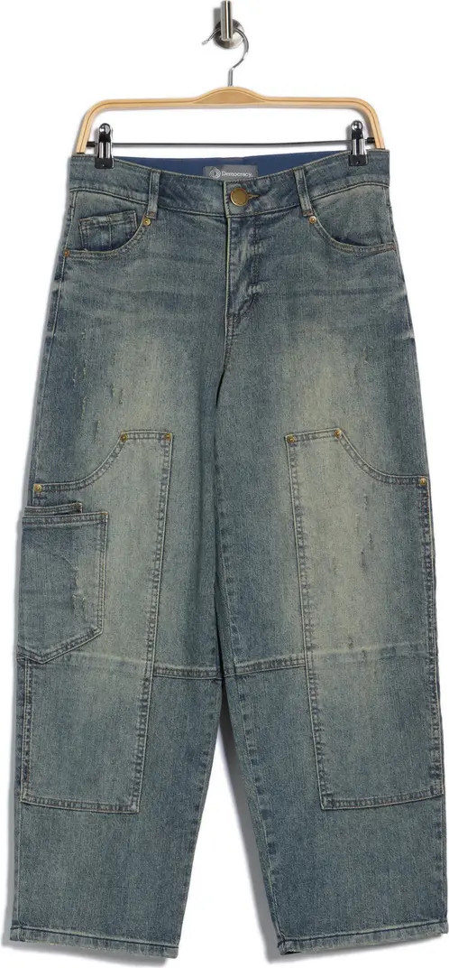 Democracy Crop Barrel Leg Jeans | Nordstromrack | Nordstrom Rack
