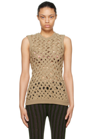 Isa Boulder - Beige Knot Vest | SSENSE
