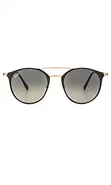 Ray-Ban RB3546 in Gold Top Black from Revolve.com | Revolve Clothing (Global)