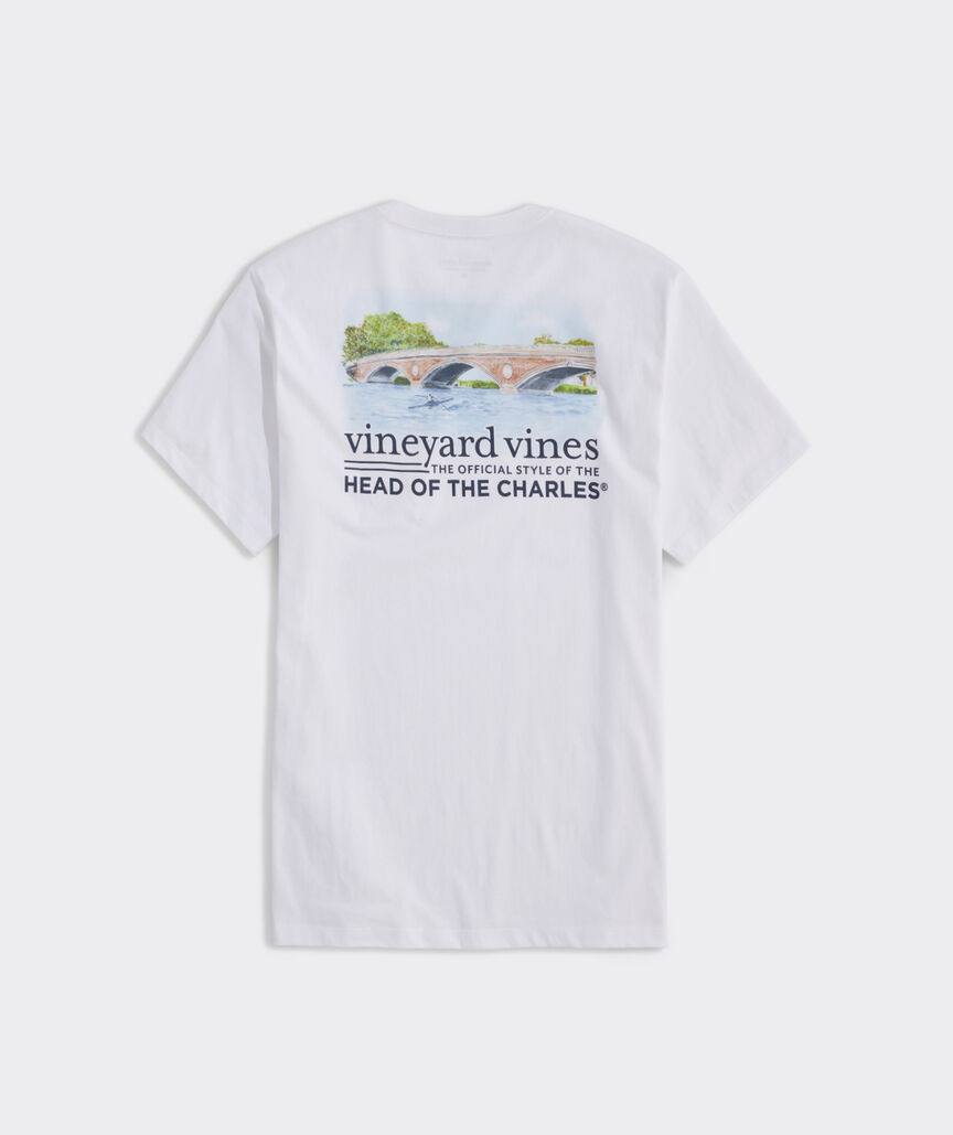 Limited-Edition Head Of The Charles® Painted Bridge Short-Sleeve Pocket Tee | vineyard vines