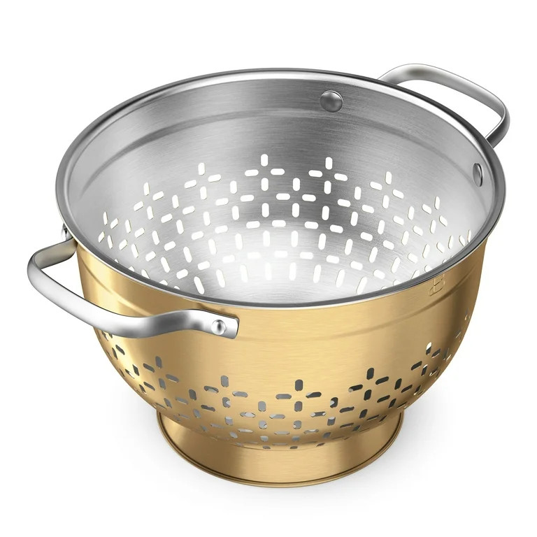 Beautiful 4.5 QT Stainless Steel Colander by Drew Barrymore | Walmart (US)