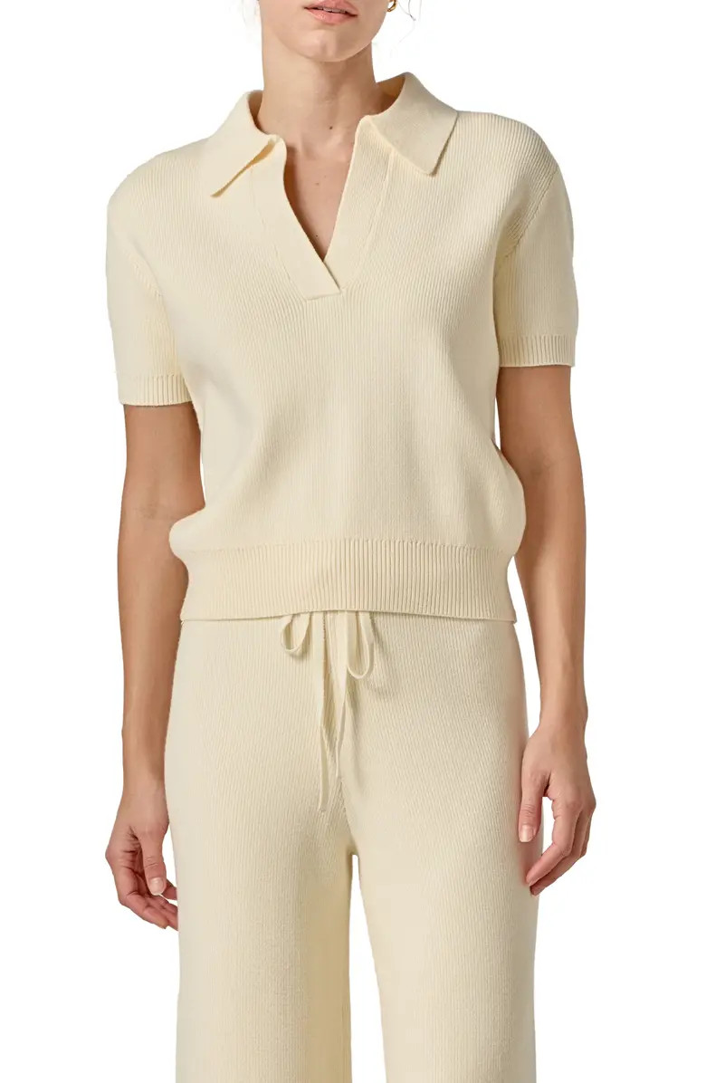 Johnny Collar Knit Top | Nordstrom