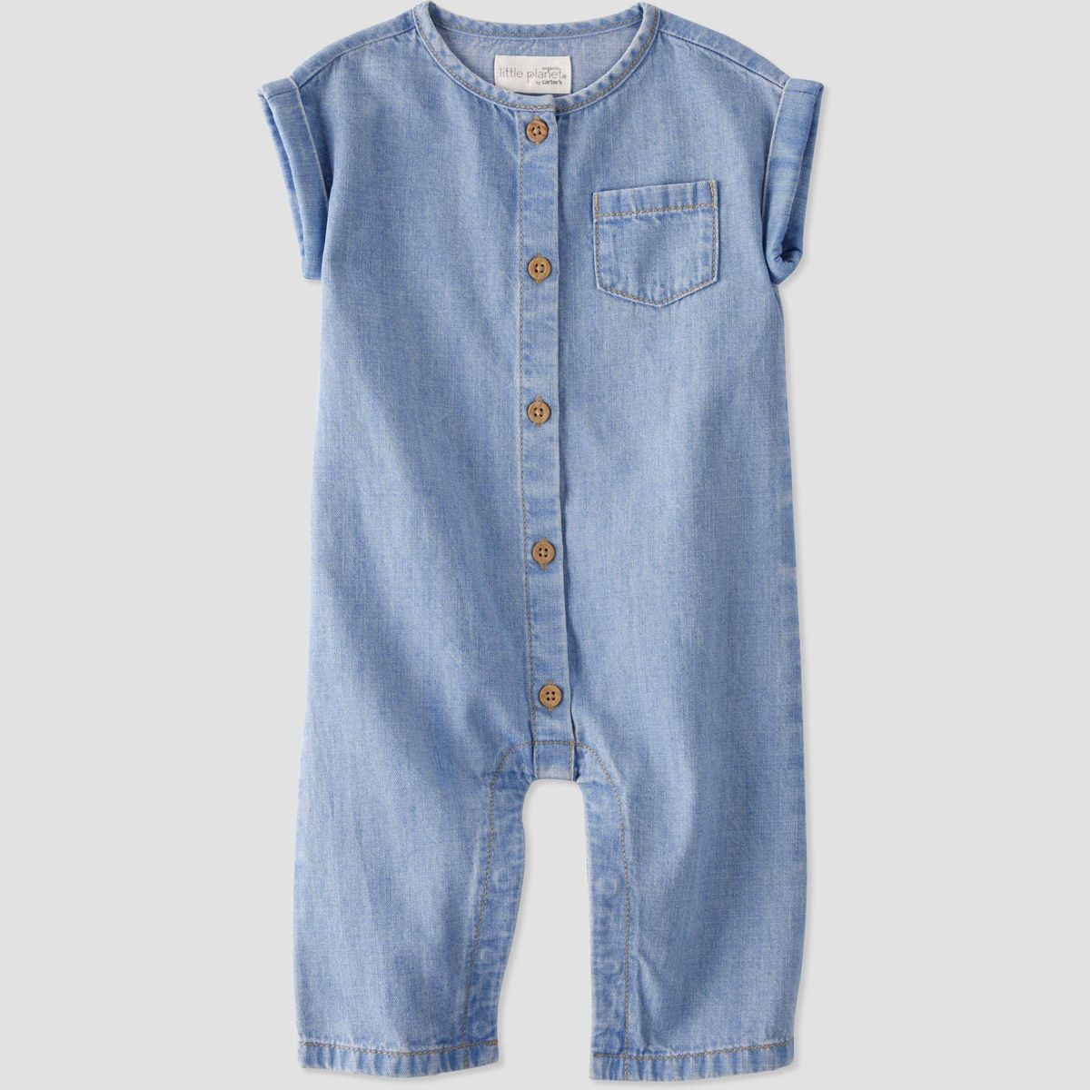 Little Planet by Carter’s Organic Baby Chambray Jumpsuit | Target