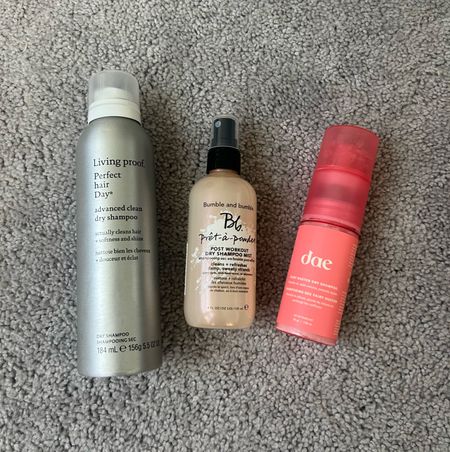 The best dry shampoos!
I love the living proof dry shampoo for a quick and easy fix 
The bumble and bumble is amazing for post workout- fixes your sweaty hair into a nice clean style so quickly and smells amazing!
And the dae is great for before bed to soak up oils overnight and smells sooo good! Also great for travel since it’s not liquid or aerosol. 



#LTKbeauty #LTKfindsunder50 #LTKxSephora