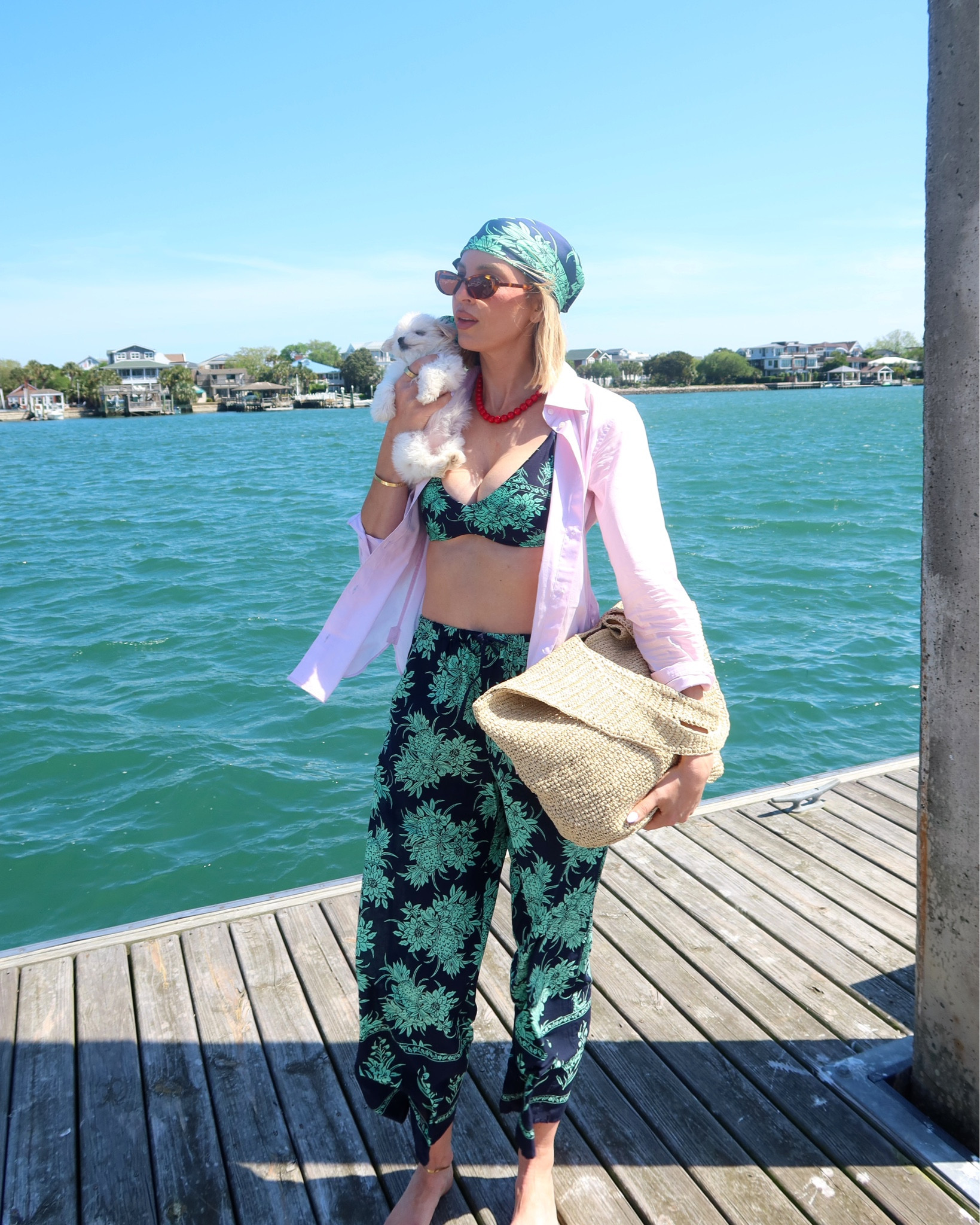 I found my summer uniform before summer even started and it’s this swim set 🌿☀️🌴🤌🏻 wearing a small in everything ￼

#LTKTravel #LTKOver40 #LTKSwim
