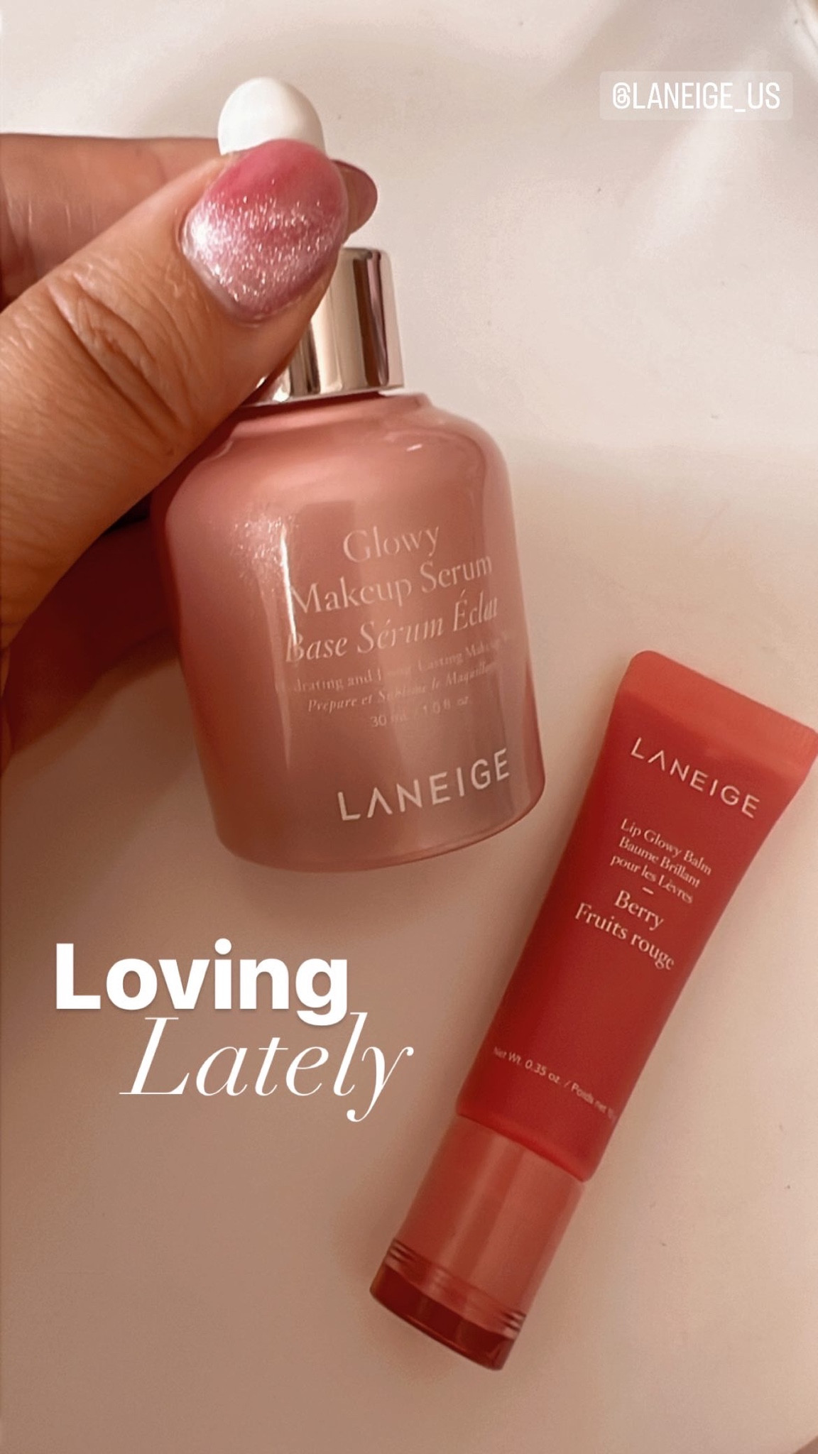Loving Lately: Laneige lip balm and glowy makeup serum!

Both $25 and under and would make such a great stocking stuffer idea! 

Makeup
Lip balm
Lip gloss
Glowy makeup
Dewy makeup


#LTKbeauty #LTKGiftGuide #LTKHoliday