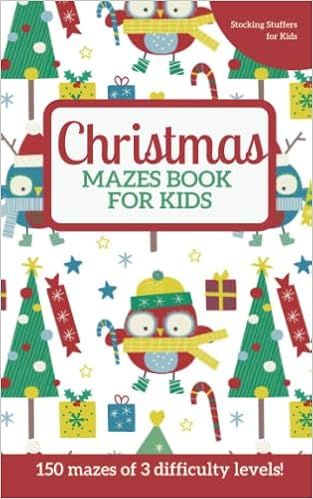 Christmas Mazes Book for Kids: Stocking Stuffers for Kids: Christmas Activity Book with 150 Maze ... | Amazon (US)