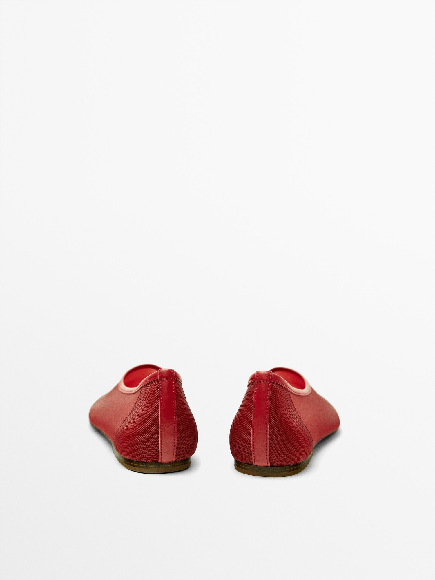 Mesh ballet flats | Massimo Dutti US