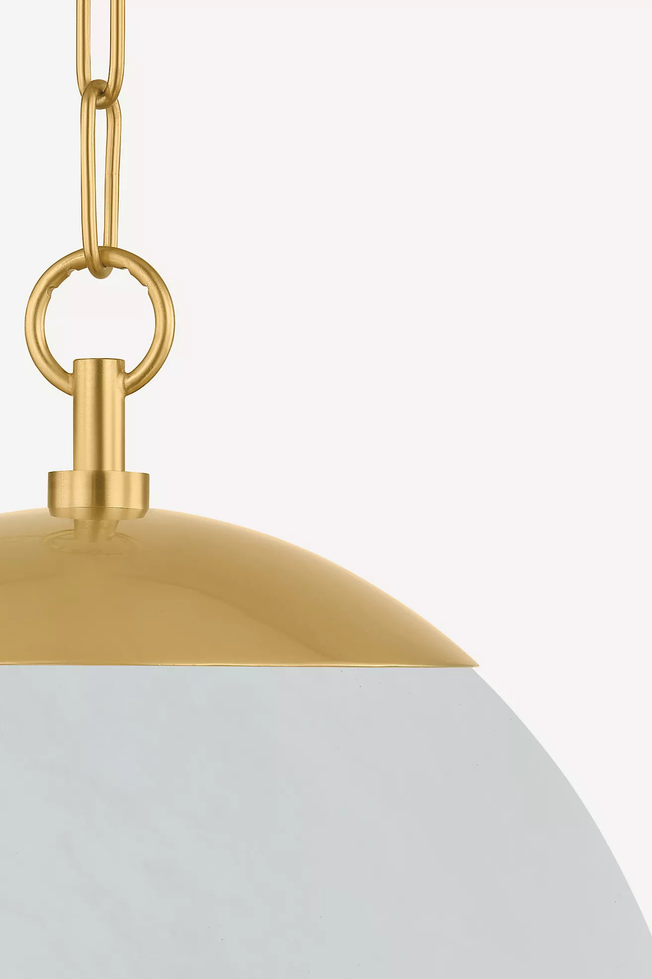 Nell Etched Cloud Glass Pendant | Anthropologie (US)