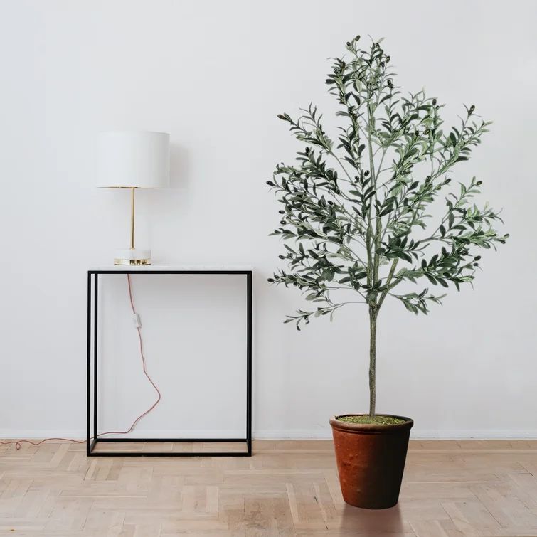 Faux Olive Tree in Pot | Wayfair North America