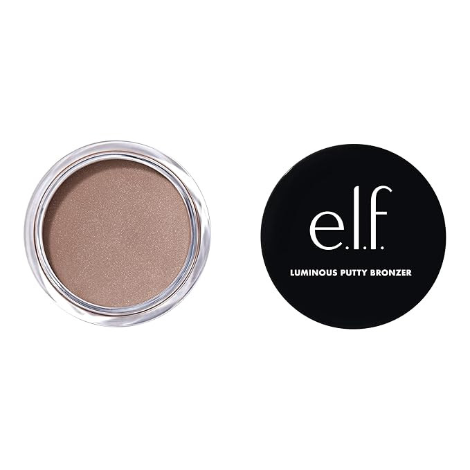 e.l.f. Luminous Putty Bronzer, Lightweight Putty-to-Powder Bronzer For A Radiant, Glowing Finish,... | Amazon (US)