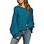 Crewneck,Batwing Sweaters Puff Long Sleeve,Cable,Ladies,Chunky,Knit,Tunic,Warm,Soft Sweaters | Amazon (US)