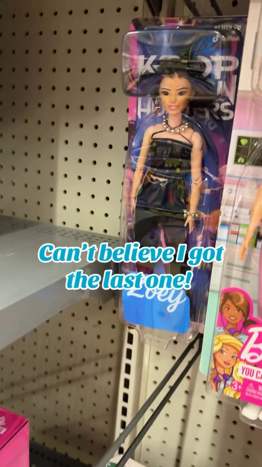 Can’t believe I snagged the LAST Zoey doll

Actually she’s mine, again! I know there will be hate because I forgot when I was shaping her eyebrows to go back and REMOVE the additional layers. 😖 oh well. 

Customized from two Barbies & inspired by K-Pop Demon Hunters
 

#KpopDemonHunters #Zoeydoll #EtsyFinds
#TikTokMadeMeBuylt #birthdaygiftideas