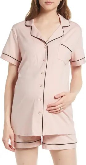 Angel Maternity Maternity/Nursing Short Pajamas | Nordstrom | Nordstrom