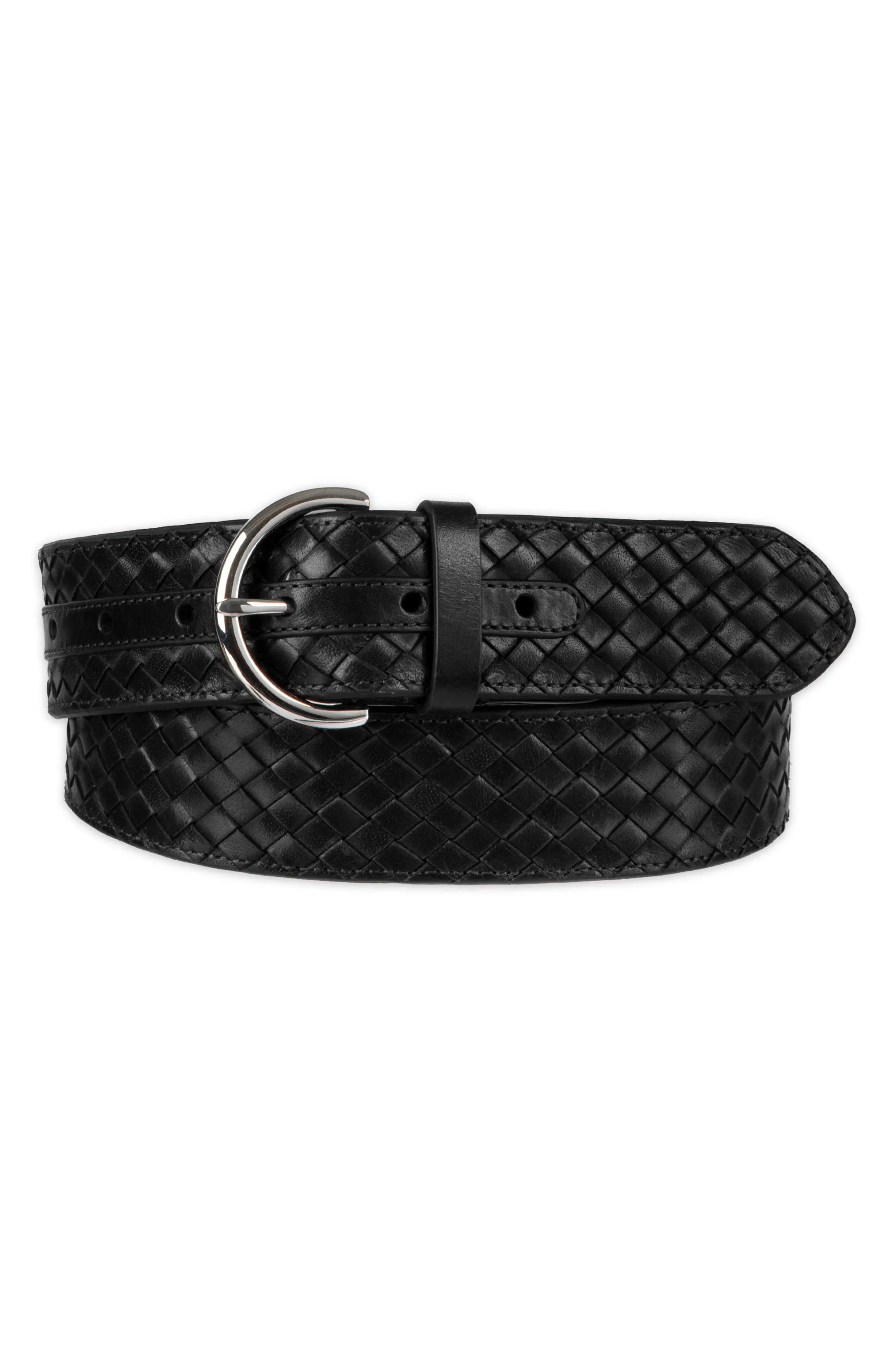 Cole Haan Woven Leather Belt (Women) | Nordstrom | Nordstrom
