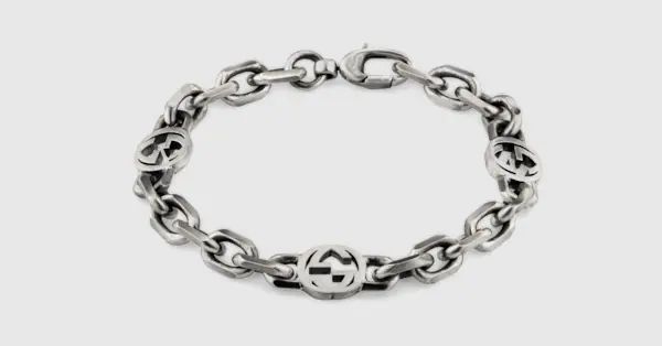 Silver bracelet with Interlocking G | Gucci (US)
