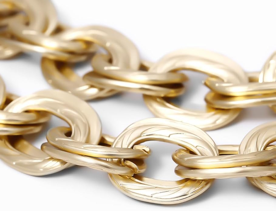 CSIYANJRY99 Chunky Gold Necklaces for Women,Multilayer Punk 80s Hip Hop Necklace,Layered Cuban Li... | Amazon (US)