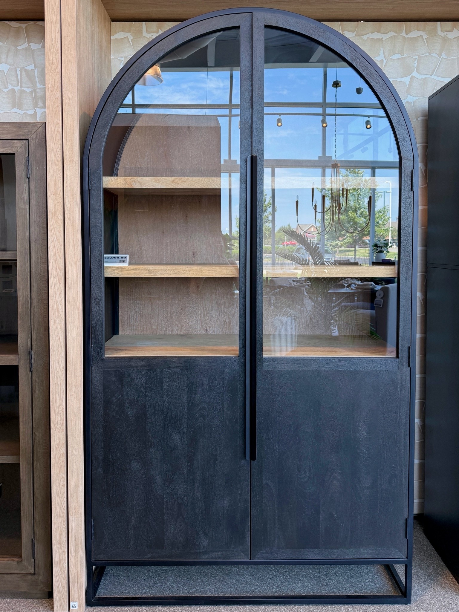 The Clementine Mango Accent Cabinet from Joss & Main is such a beautiful Wayfair find with its black and natural wood finish, glass-front doors, and spacious display storage. 🖤 I love how the contrast gives it a modern, elevated look while the natural mango wood adds warmth and character. 🤎 Perfect for displaying favorite dishes, books, or collected décor! I’ve linked it and similar cabinet styles in my LTK! ✨ @Wayfair #archedcabinet #storage #furniturefind

#LTKHome #LTKSaleAlert