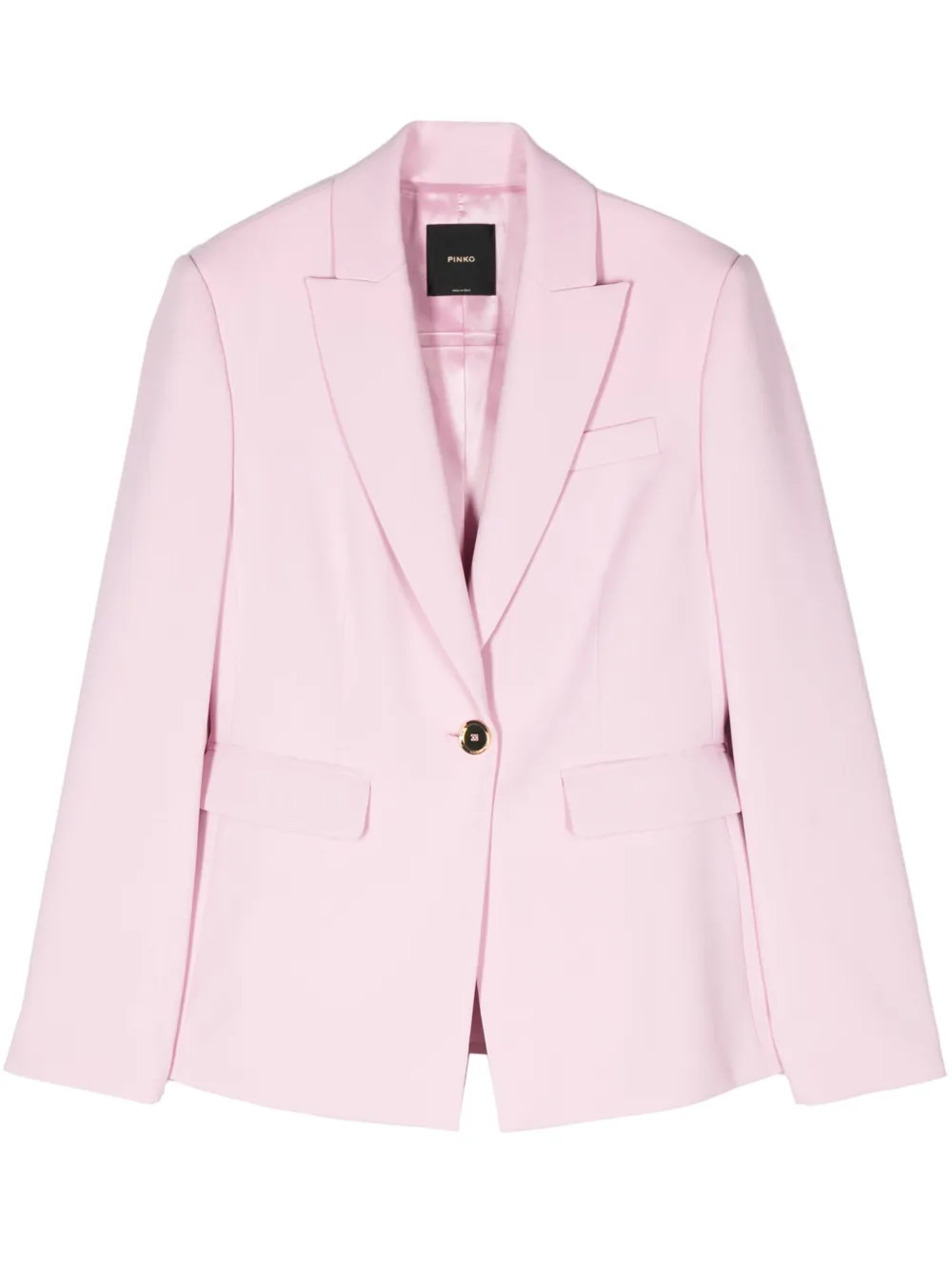 PINKO Signum single-breasted Blazer | Pink | FARFETCH BR | Farfetch (BR)