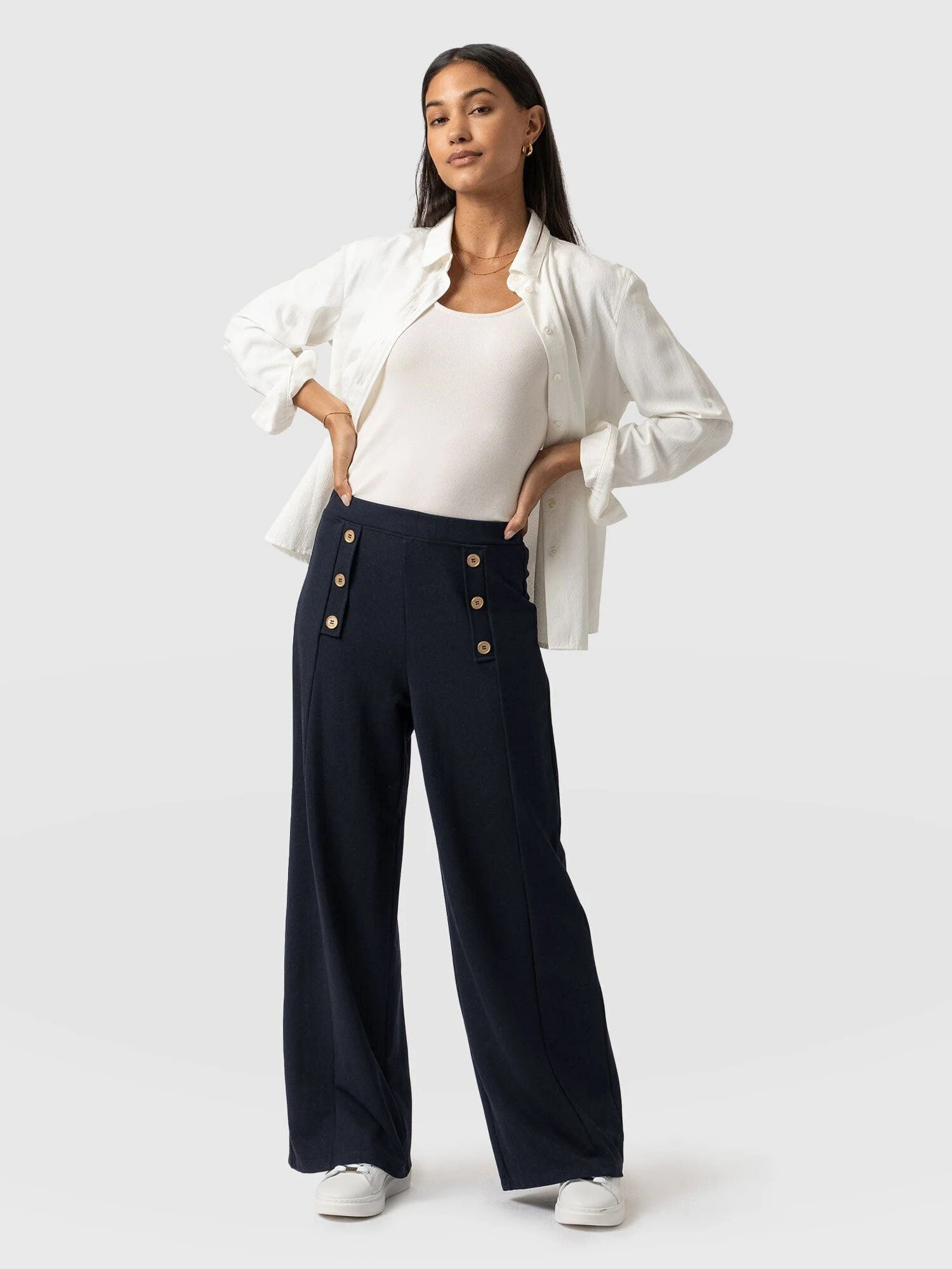 Chelsea Pant - Navy | Saint + Sofia