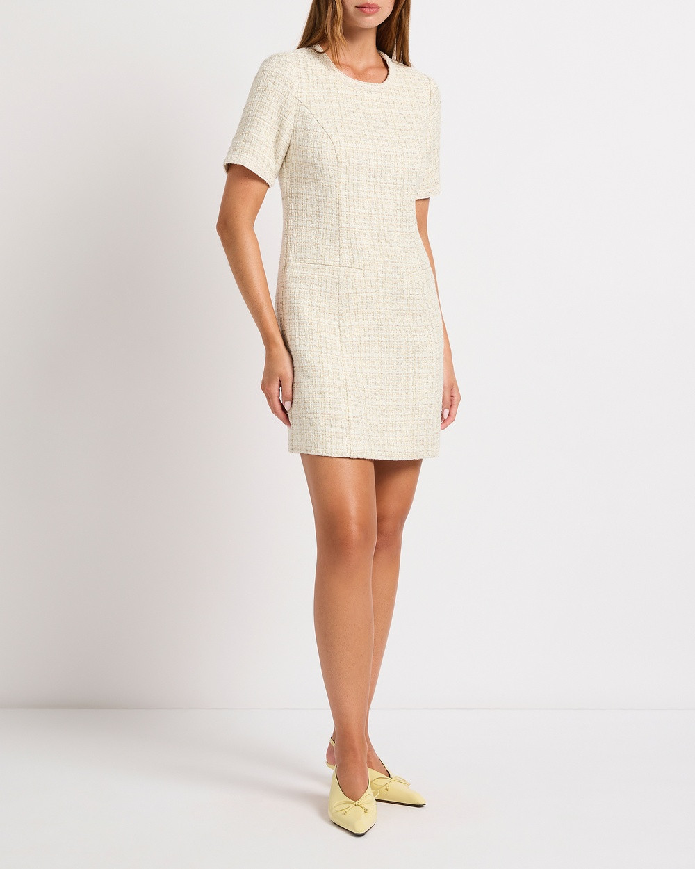 Marcs - Trey Tweed Mini Dress - Dresses (NEUTRAL MULTI) Trey Tweed Mini Dress | THE ICONIC (AU & NZ)