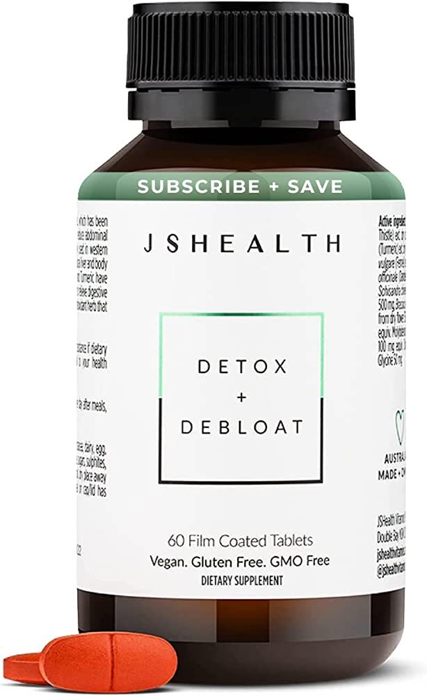 JSHealth Vitamins, Detox and Debloat Liver Health Formula | Liver Detox Pills | Liver Rescue Form... | Amazon (US)