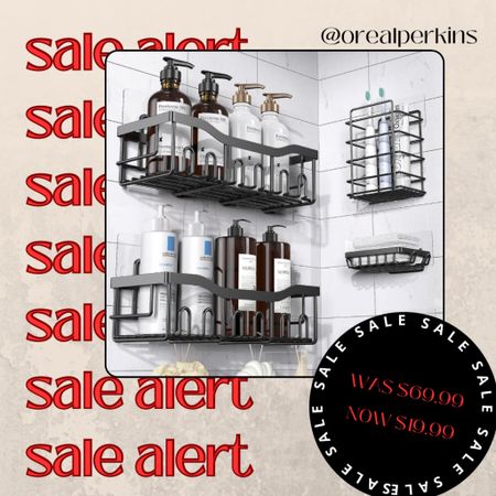 Bathroom shower storage on sale. 

#LTKhome #LTKSpringSale #LTKsalealert