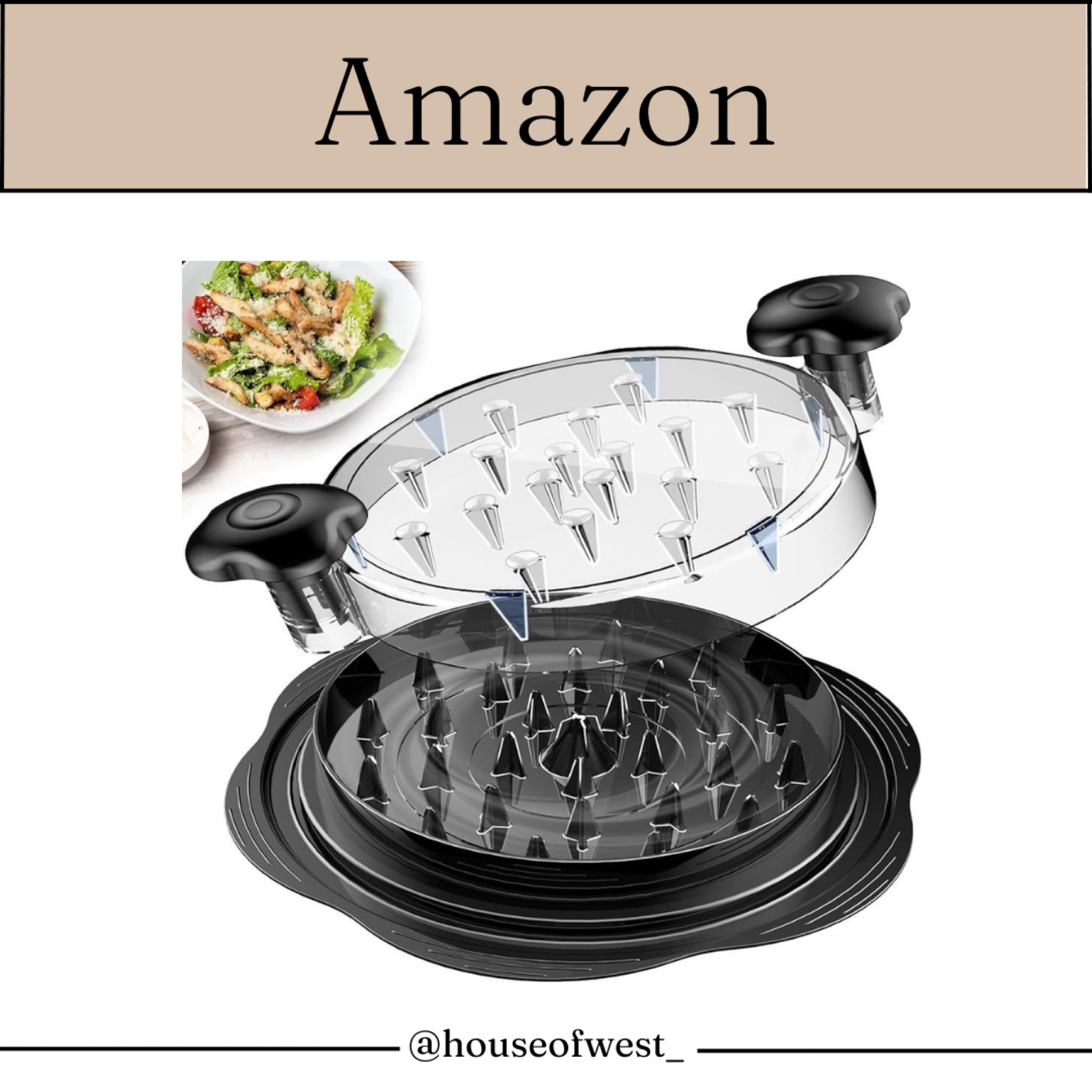 Great Amazon kitchen gadget. So easy to use and clean up is easy too. 

Kitchen gadget 
Amazon find 
Chicken shredder 
Mother’s Day gift idea 

Follow @houseofwest_ on instagram for more inspiration  

#LTKhome #LTKsalealert