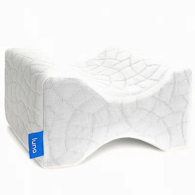 CoolLuxe ChillRest Memory Foam Knee Wedge Pillow - Back Support & Hip Pain Relief for Side Sleepers - Cooling Bed Pillow Positioner for Adults | Wayfair North America