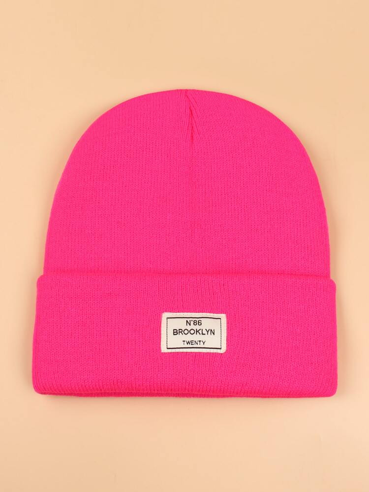 Label Decor Beanie | SHEIN
