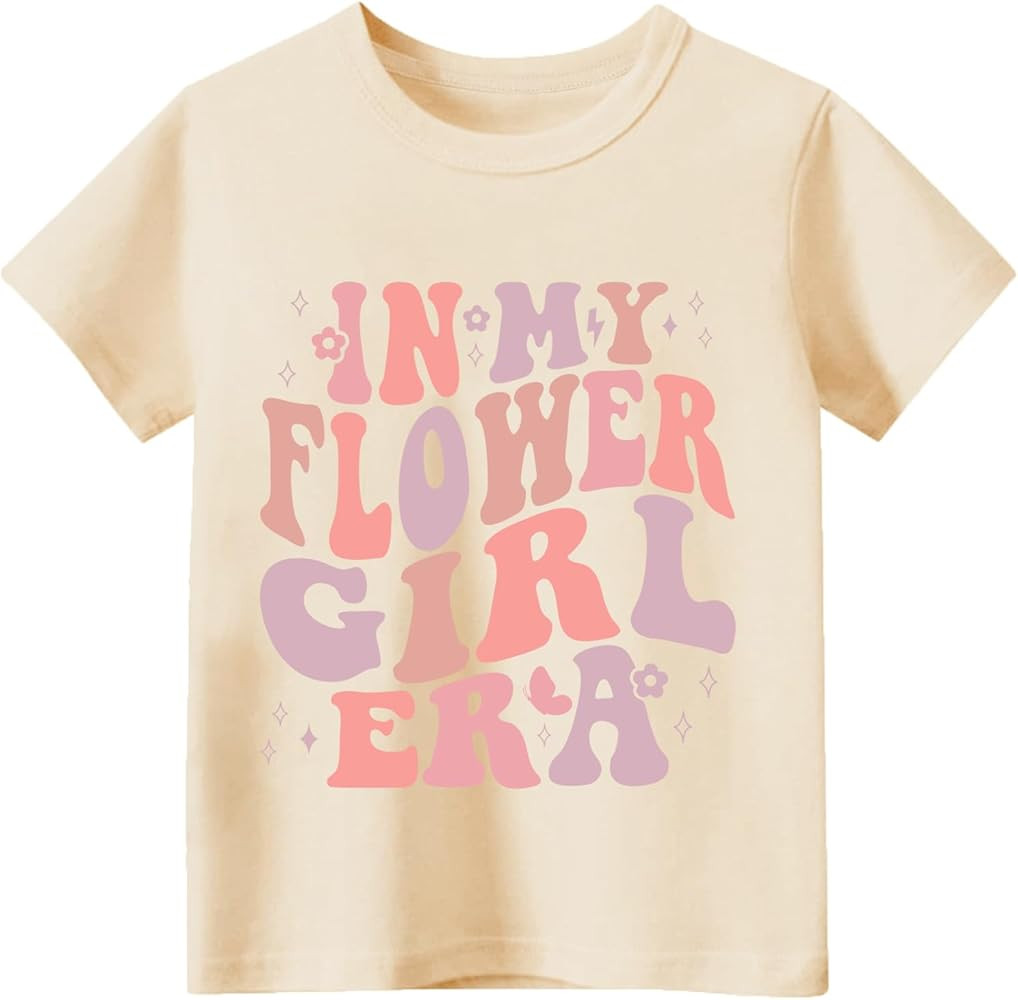 Camisa de Niña de Flores de Sineeko para Niñas Pequeñas en Mi Era de Niña de Flores Camiseta ... | Amazon (US)