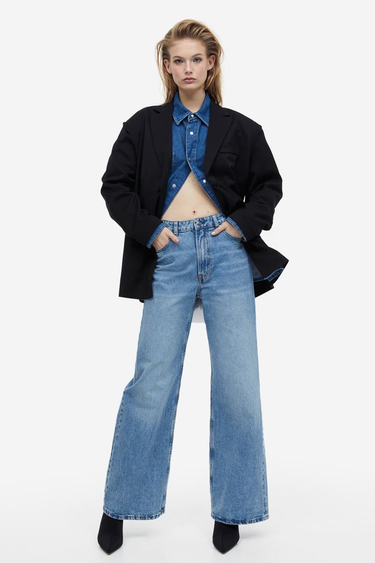 Wide High Jeans | H&M (US)