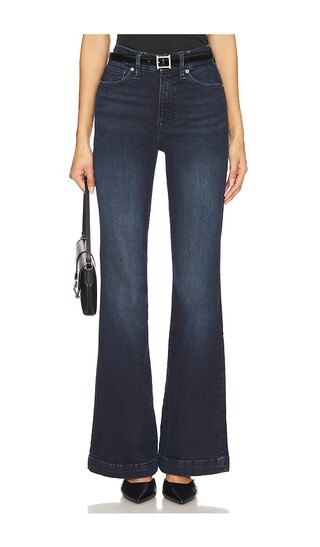 Always Fits Good Legs Flare Trouser in Indigo744 | Revolve Clothing (Global)