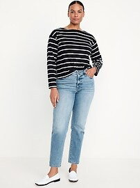 High-Waisted Button-Fly OG Straight Ankle Jeans | Old Navy (US)
