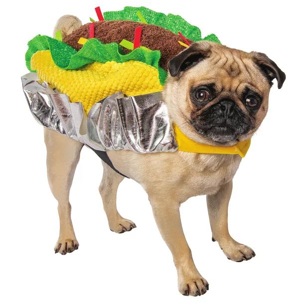 Way To Celebrate Halloween Pet Costume: Taco, Size Small - Walmart.com | Walmart (US)