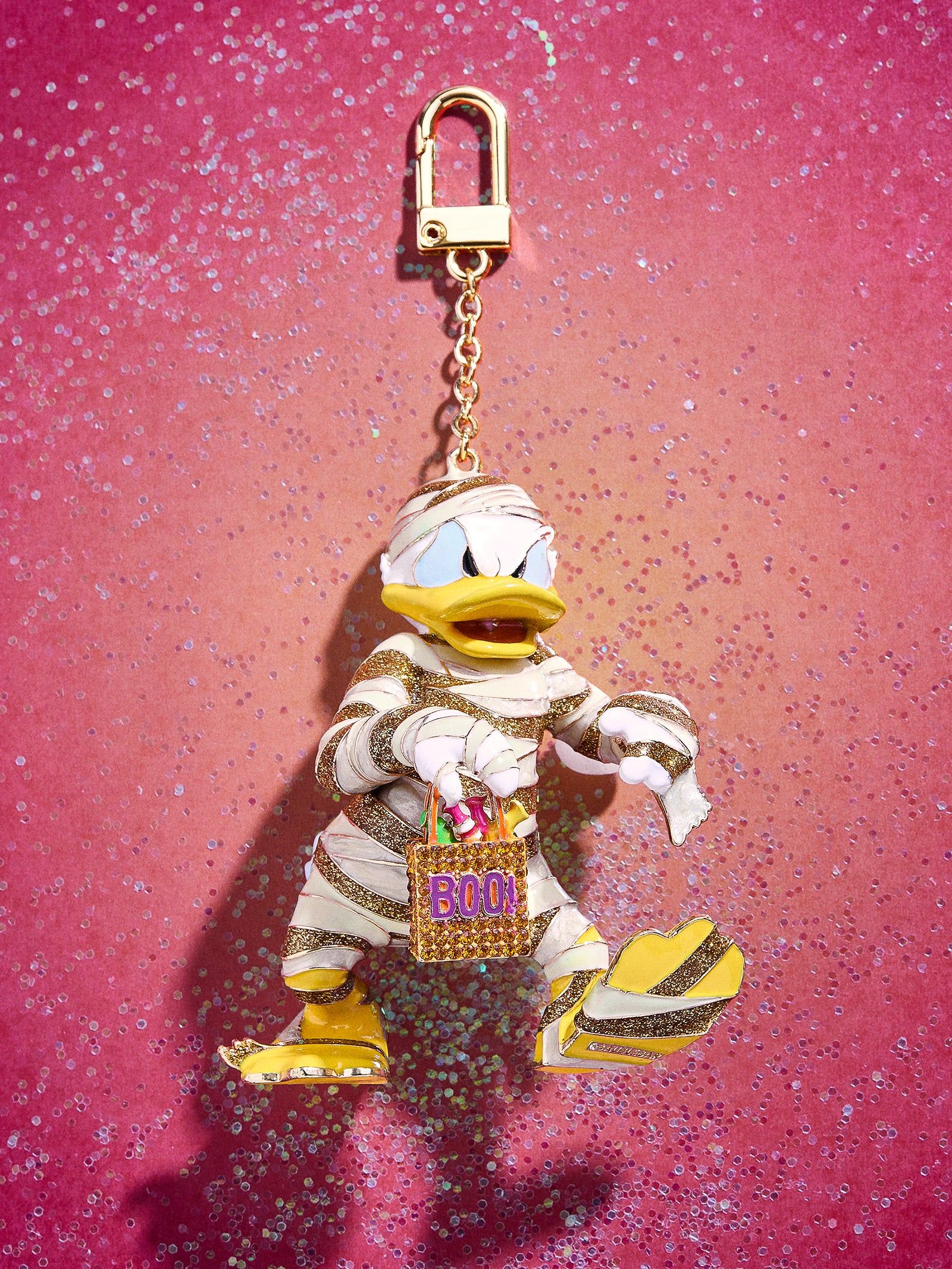 Donald Duck Disney Mummy Glow-In-The-Dark Bag Charm - Donald Duck | BaubleBar (US)