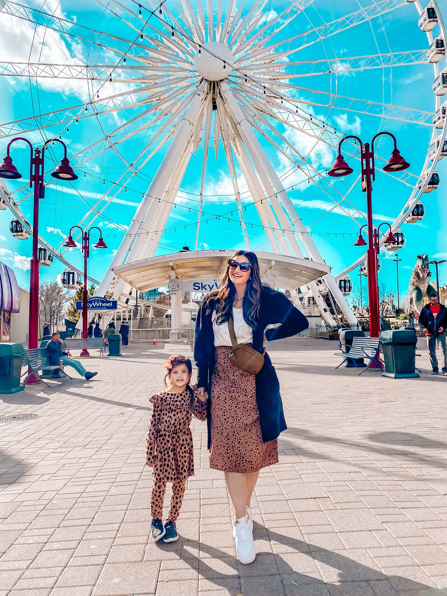 Mommy daughter watching outfits 🤎 kiss graphic tee outfit, graphic tee outfit idea, casual outfit ideas, animal print outfit, toddler outfits

#LTKunder50 #LTKkids #LTKfit