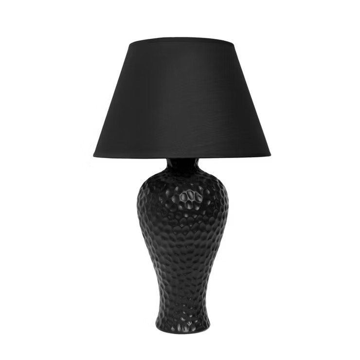 Textured Stucco Curvy Ceramic Table Lamp - Simple Designs | Target
