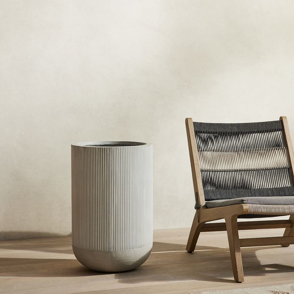 Textured Radius Indoor/Outdoor Planters | West Elm (US)