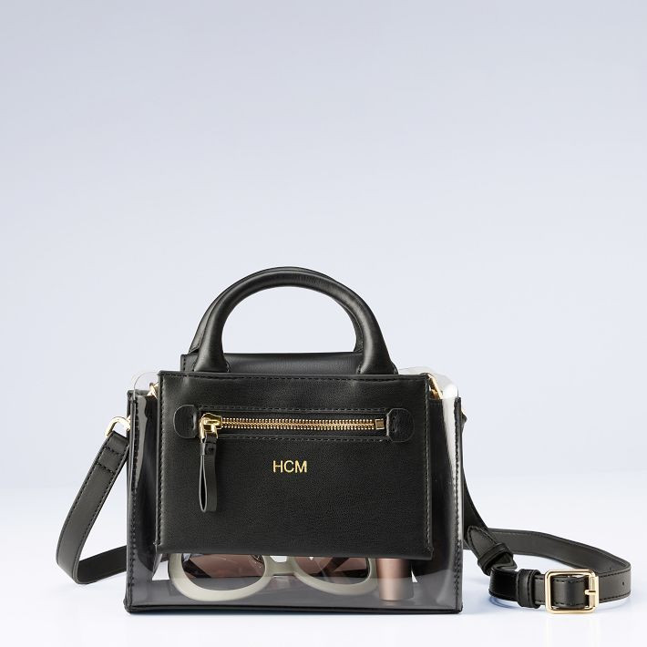 Clear Convertible Mini Handbag | Mark and Graham