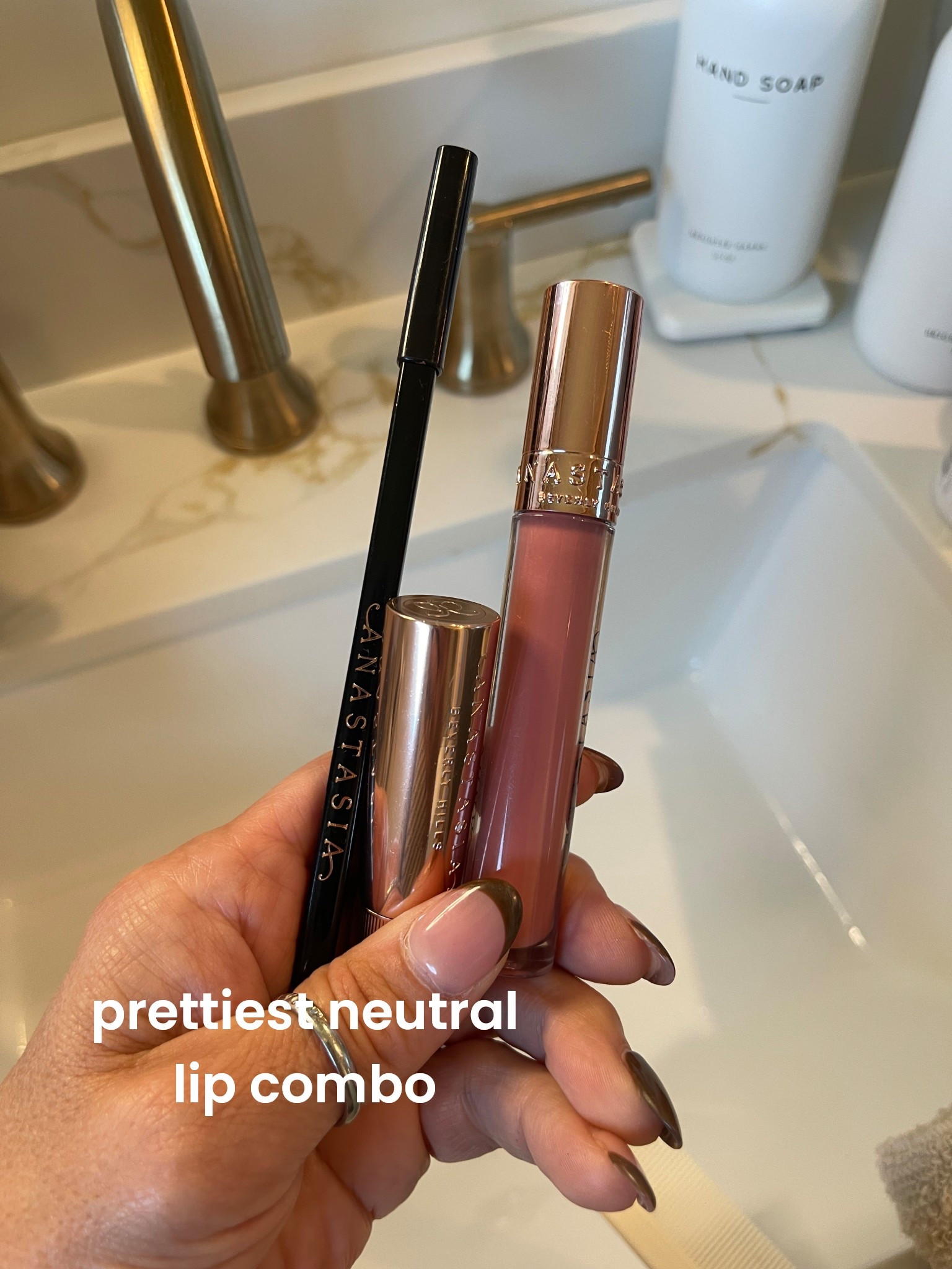 Prettiest lip combo from Anastasia! The perfect neutral. Beautiful colors for fall.🍂
Lip Liner - Rosewood
Satin Lipstick- Dusty Rose
Lip Gloss - Tan Rose


@sephora makeup, makeup over 40, lip combo, fall look



#LTKOver40 #LTKStyleTip #LTKBeauty