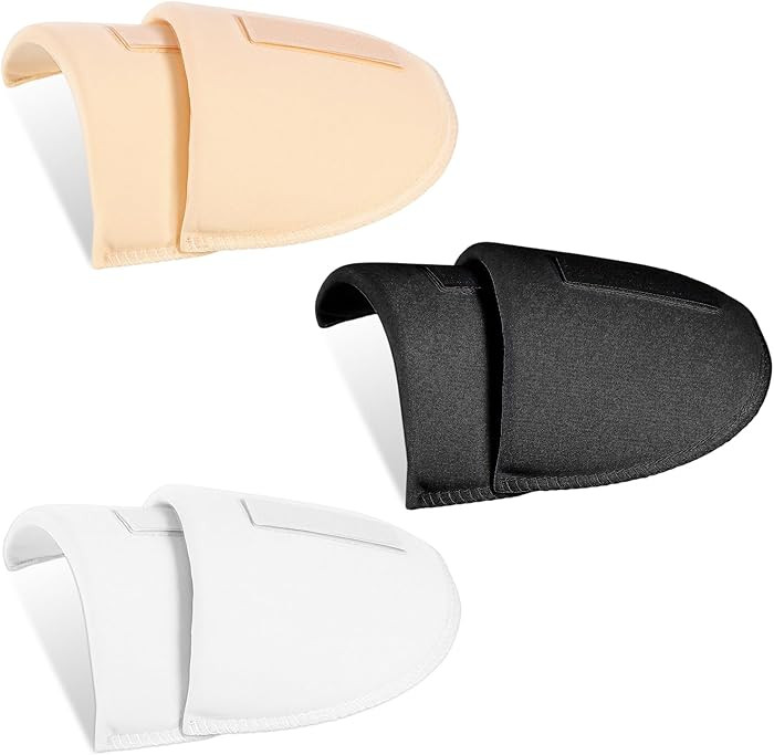 3 Pairs Shoulder Pads for Womens Clothing, Anti-Slip Detachable Hombreras para Ropa Mujer No-Sewi... | Amazon (US)