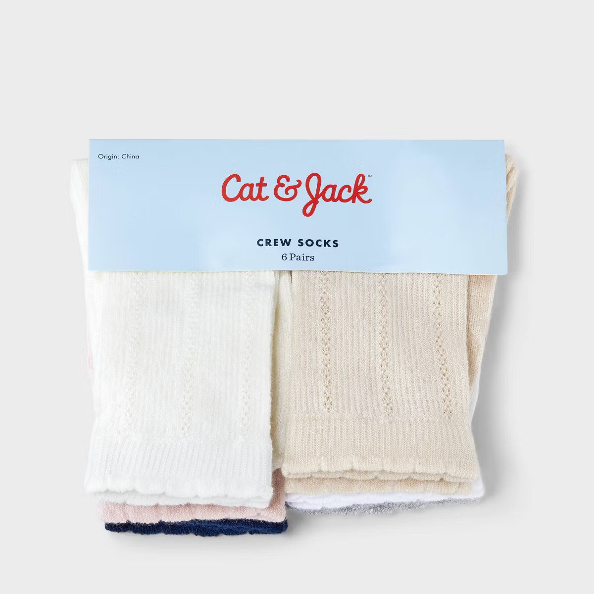 Baby Girls' 6pk Crew Socks - Cat & Jack™ 12-24M | Target
